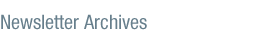 Newsletter Archives